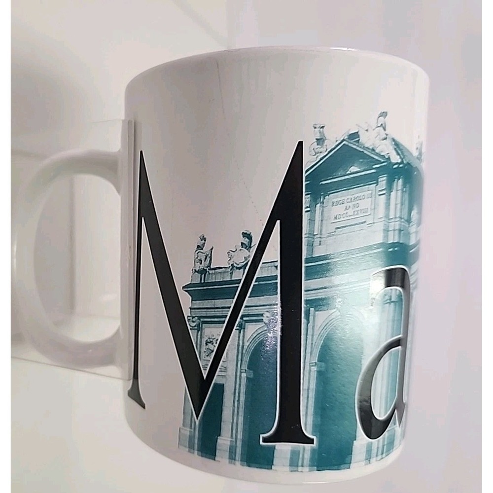 Starbucks Madrid Collector Series 2002 Coffee City Mug Collectible READ